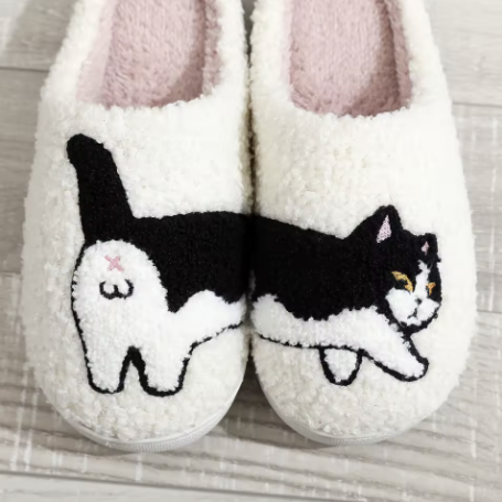 Farm Cat Slippers